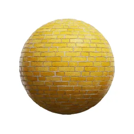 Yellow brick wall 5